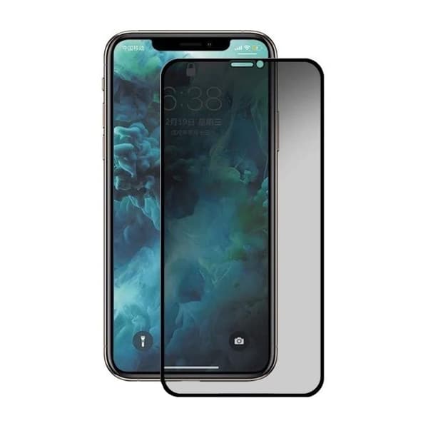 Skärmskydd iPhone 11 Pro Max/XS Max - Sekretess 3D Härdat Glas Bulk