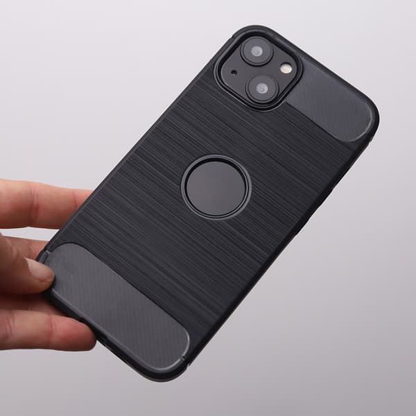Musta TPU Suojakuori Samsung Galaxy S24 Plus -puhelimelle