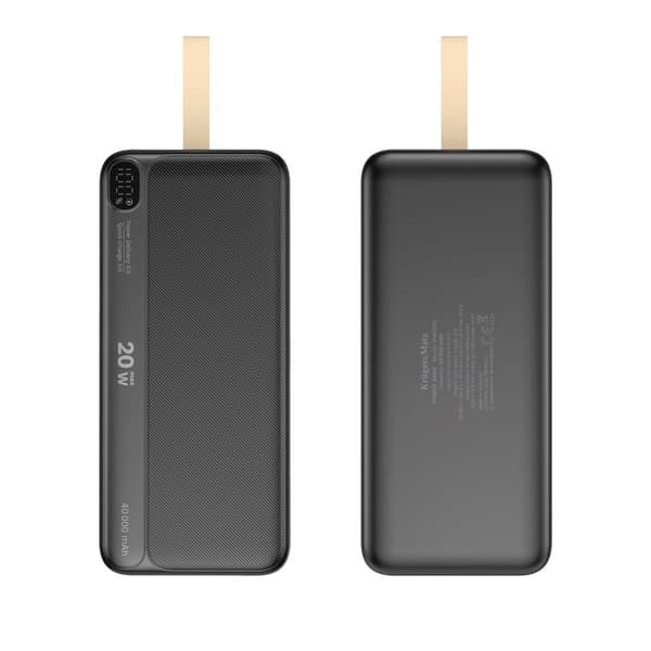 POWER BANK Kruger&Matz 40000 mAh Li-ion med QC- och PD-funktion
