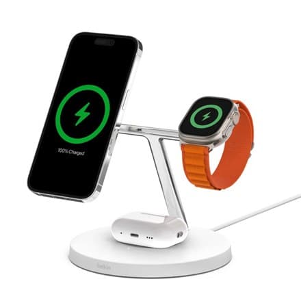 Belkin | LISÄÄ LATAUSTA | Pro MagSafe 3in1 langaton latausteline + verkkolaite
