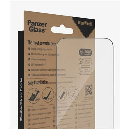 PanzerGlas | Skærmbeskytter - glas | Apple iPhone 14 Pro | Glas | Sort | Banner