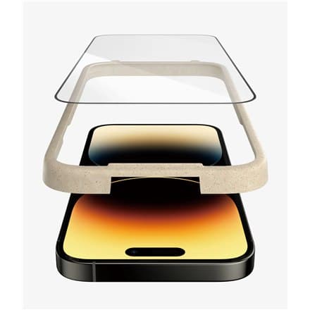 PanzerGlas | Skærmbeskytter - glas | Apple iPhone 14 Pro | Glas | Sort | Banner