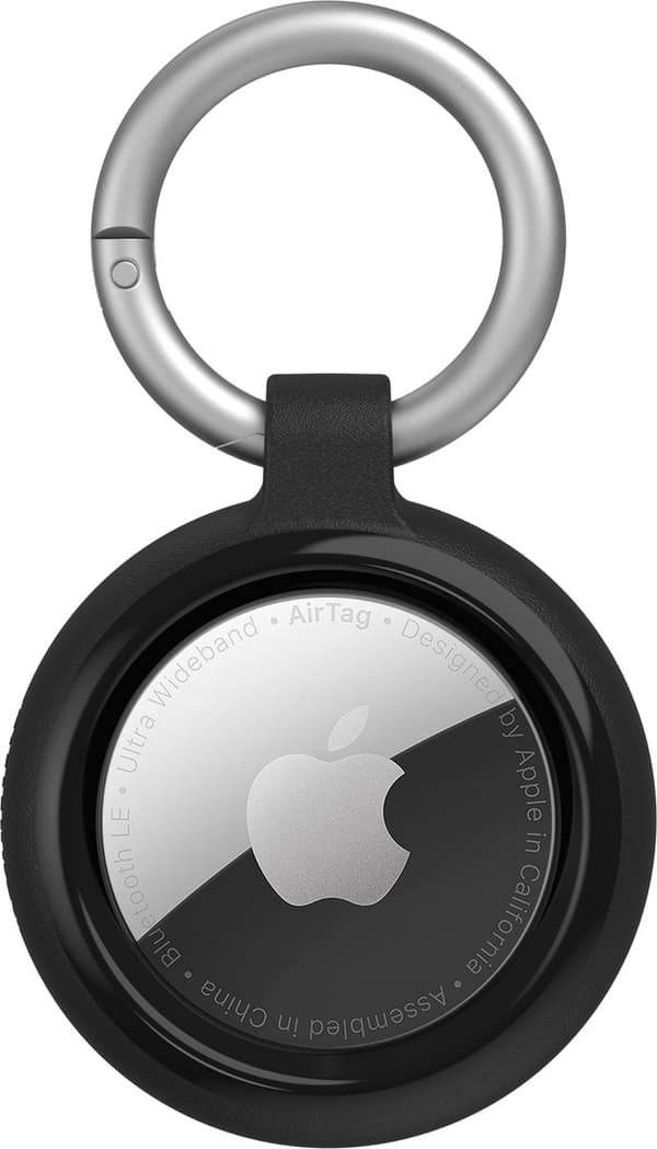 OtterBox Sleek - Elegant fodral levereras för Apple AirTag - Svart