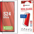 Miniatyrbillede 1 af 5: Displex skærmbeskytter leveret til Samsung Galaxy S24 Ultra - Displex Real Glass FC