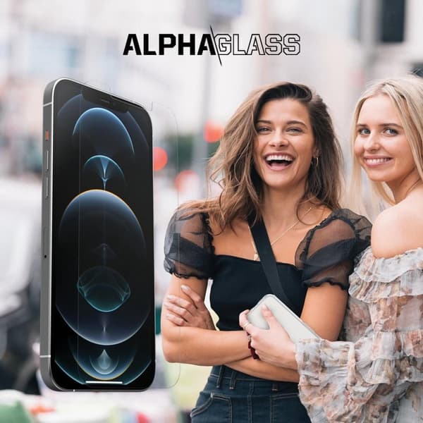 OtterBox Alpha Glass Skärmskydd för iPhone 12/12 Pro Pro Pack (77-66072)