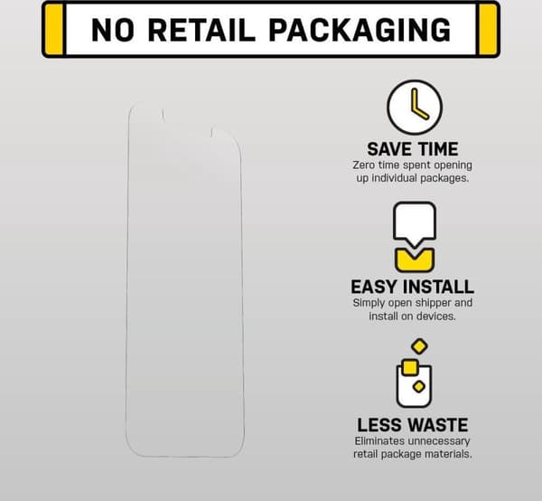 OtterBox Alpha Glass Skärmskydd för iPhone 12/12 Pro Pro Pack (77-66072)