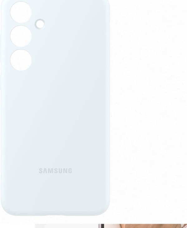 Samsung Silikone Cover - Sendes til Samsung Galaxy S24 Plus - Hvid