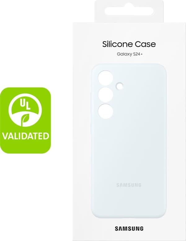 Samsung Silikone Cover - Sendes til Samsung Galaxy S24 Plus - Hvid