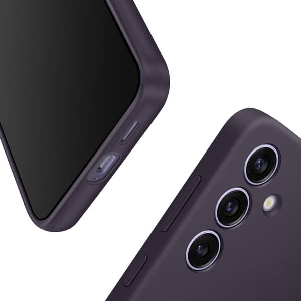 Samsung Silikone Cover - Sendes til Samsung Galaxy S24 Plus - Mørk Violet