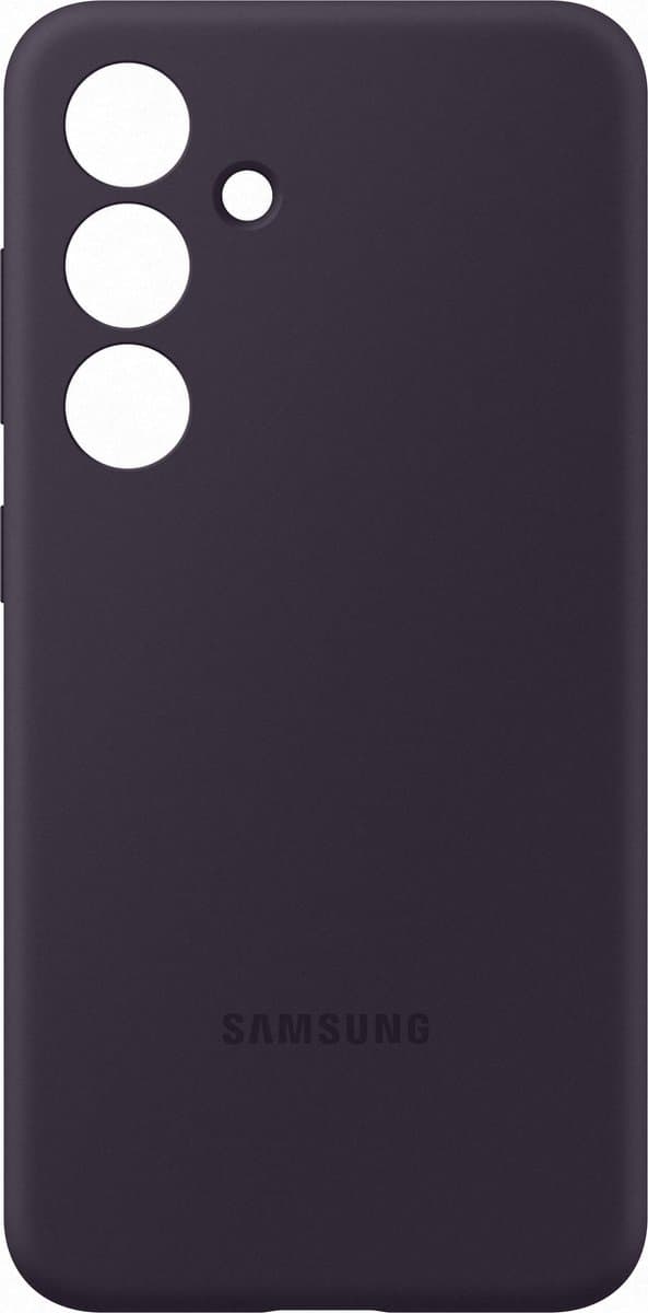 Samsung Silikone Cover - Sendes til Samsung Galaxy S24 Plus - Mørk Violet