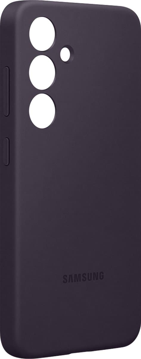 Samsung Silikone Cover - Sendes til Samsung Galaxy S24 Plus - Mørk Violet