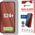 Miniatyrbillede 1 af 6: Displex skærmbeskytter leveret til Samsung Galaxy S24 Plus - Displex Real Privacy Glass FC