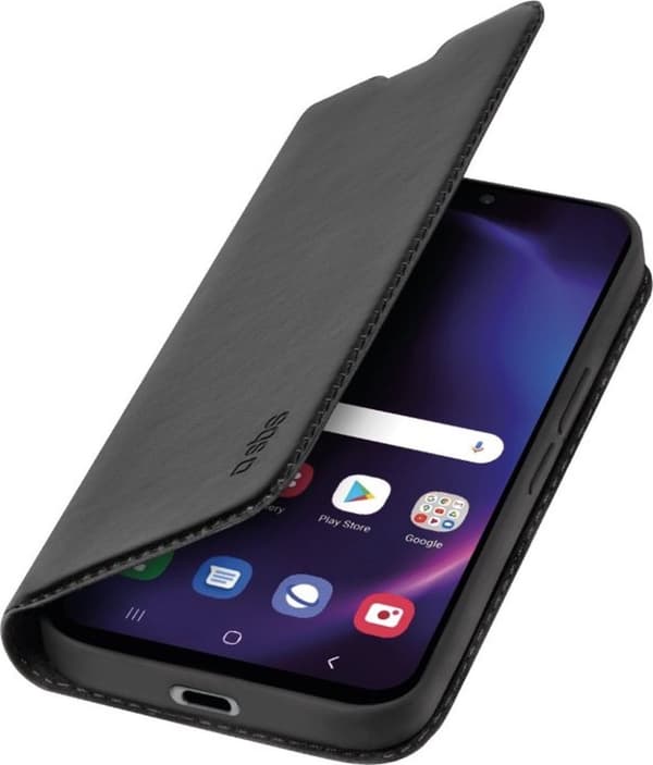 SBS Wallet Lite Telefonfodral till Samsung Galaxy S24 Ultra Fodral Bokhylla - Svart