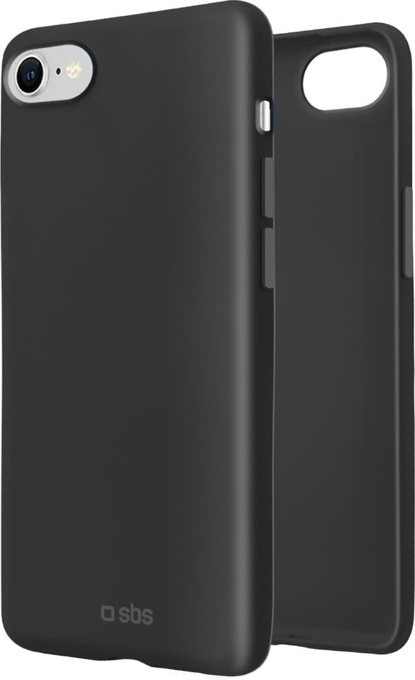 SBS Sensity - Telefoncover Sendes til Apple iPhone 7 Cover Fleksibelt TPU Bagcover - Sort