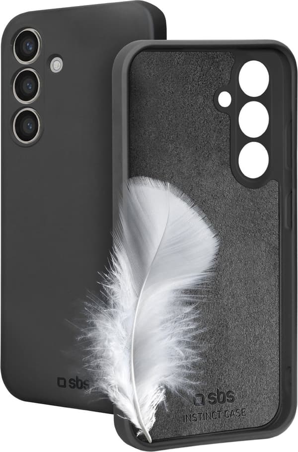 SBS Instinct Phone Case til Samsung Galaxy S24 Case Fleksibelt TPU Bagcover - Sort