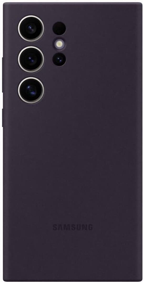 Samsung Silikone Cover - Sendes til Samsung Galaxy S24 Ultra - Mørk Violet