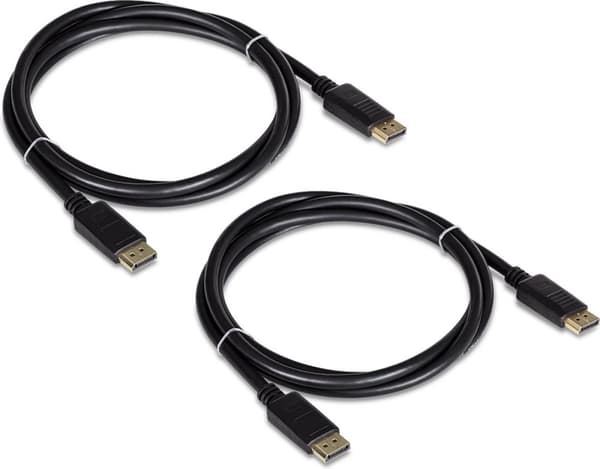 TK-DP06/2 DisplayPort 1.2-kabel, 1,8 m, pakke med 2 stk