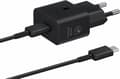Miniatyrbillede 1 af 11: Original Samsung 25W Efficiency Adapter - inklusive USB-C kabel 1 meter - sort