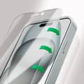 Miniatyrbillede 4 af 4: Anti-spion hærdet glas iPhone 15 Plus, 4smarts andet glas