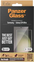Miniatyrbillede 1 af 5: PanzerGlass® skærmbeskytter Samsung Galaxy S24 Ultra | Ultra-Wide Fit med EasyAligner - Samsung - S