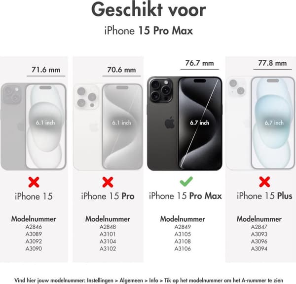 OtterBox Defender levereras för Apple iPhone 15 Pro Max Fodral Bakstycke Blå