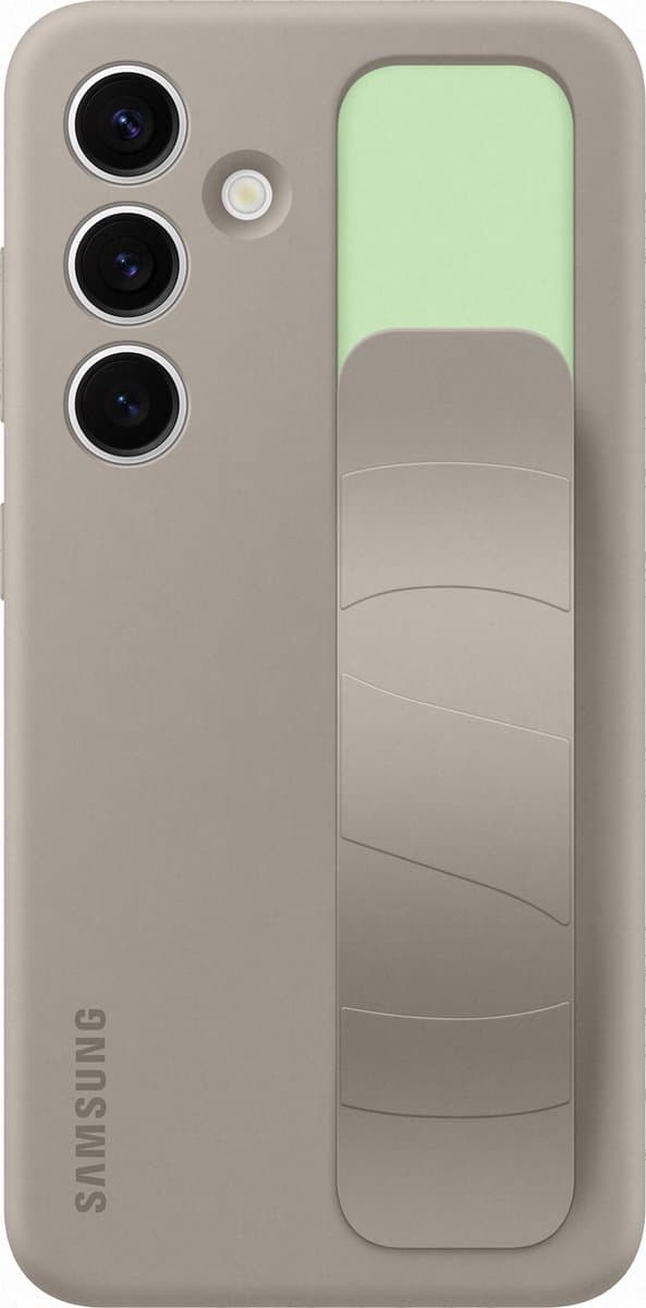 Samsung Standing Grip Case - Sendes til Samsung Galaxy S24 Plus - Taupe