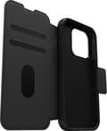 Miniatyrbillede 3 af 10: OtterBox Strada - Sendes til Apple iPhone 15 Pro - Virkelig tom - Sort
