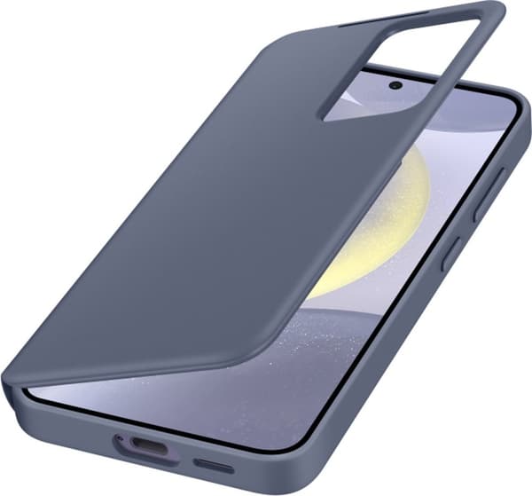 Samsung Standing Grip Case - Sendes til Samsung Galaxy S24 - Lyseblå