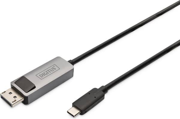 Adapter USB3.0/C -> DP 8K 3m sort
