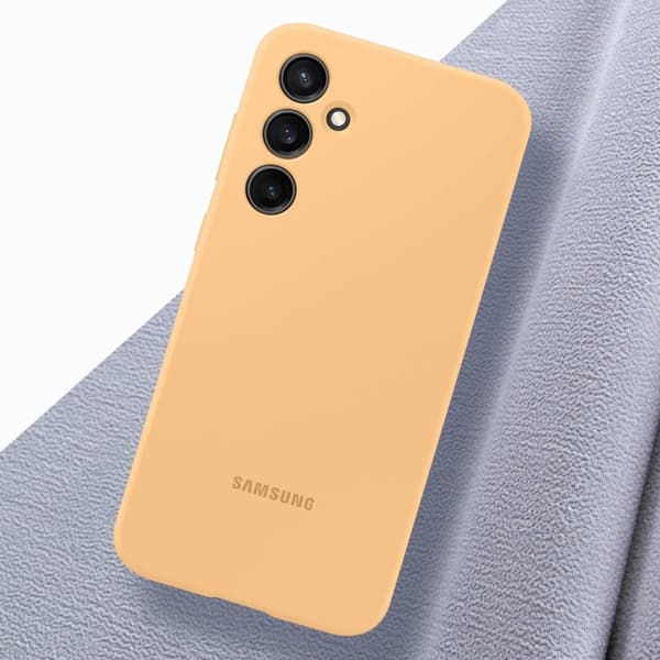 Samsung Silikonfodral - Levereras till Samsung Galaxy S23 FE - Aprikos