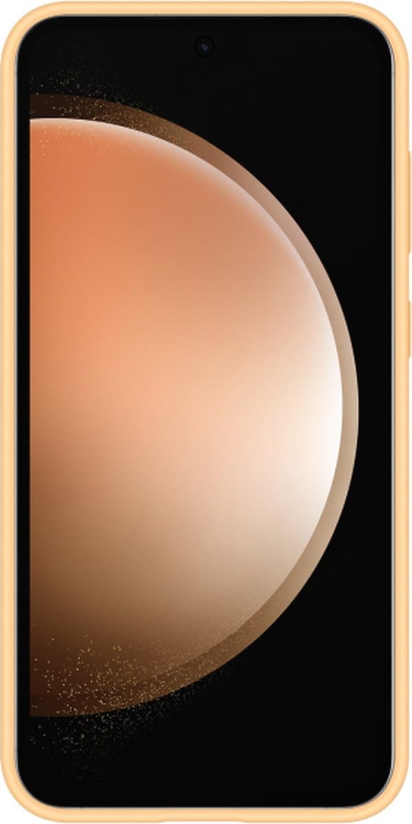 Samsung Silikonfodral - Levereras till Samsung Galaxy S23 FE - Aprikos