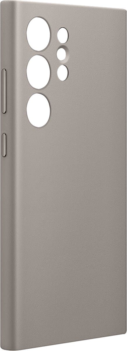 Samsung Vegan Läderfodral - Levereras till Samsung Galaxy S24 Ultra - Brun