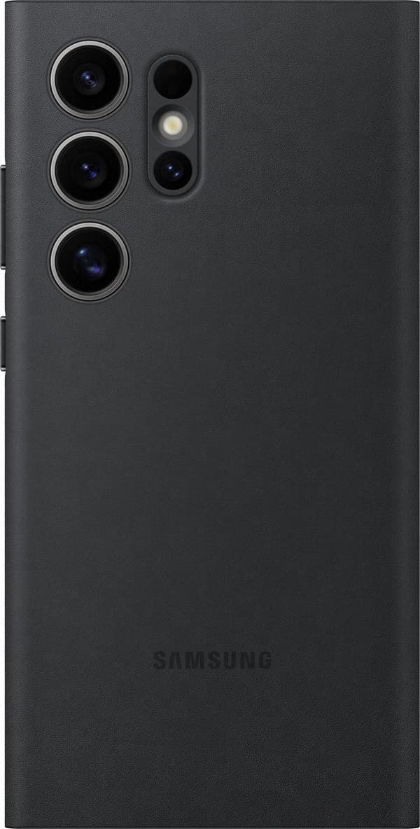 Samsung Smart View Plånboksfodral - Levereras till Samsung Galaxy S24 Ultra - Svart