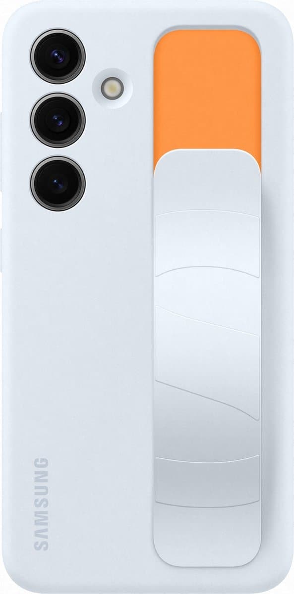 Samsung Standing Grip Case - Sendes til Samsung Galaxy S24 Plus - Lyseblå