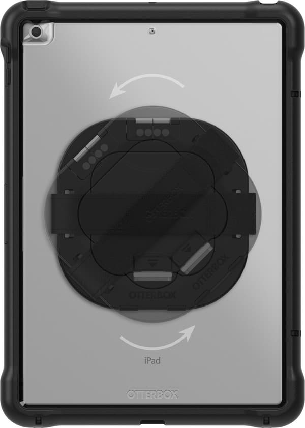OtterBox Unlimited Kickstand Cases + Skærmbeskytter til Apple iPad 2019 & 2020 10.2 - Sort