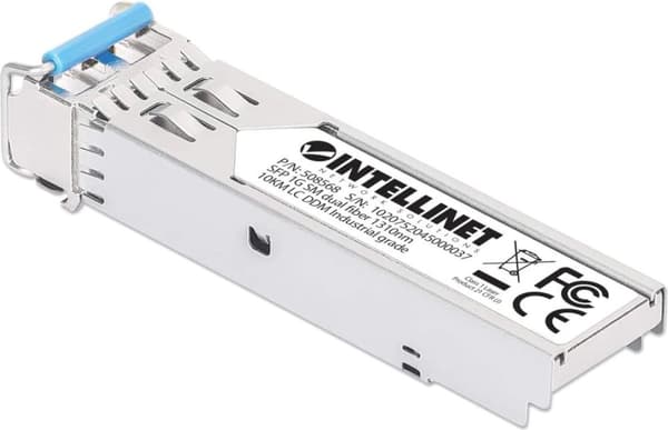 Intellinet 508568, Fiberalternativ, 1000 Mbit/s, SFP, LC, 9/125 µm, LX