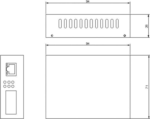 VALUE Gigabit Ethernet-omvandlare, RJ-45 - SFP