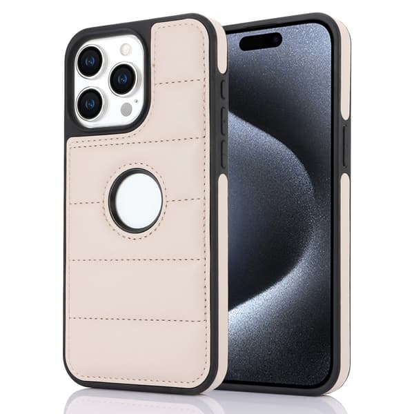 Bakdeksel til iPhone 15 Pro Max - Svart/Aprikos
