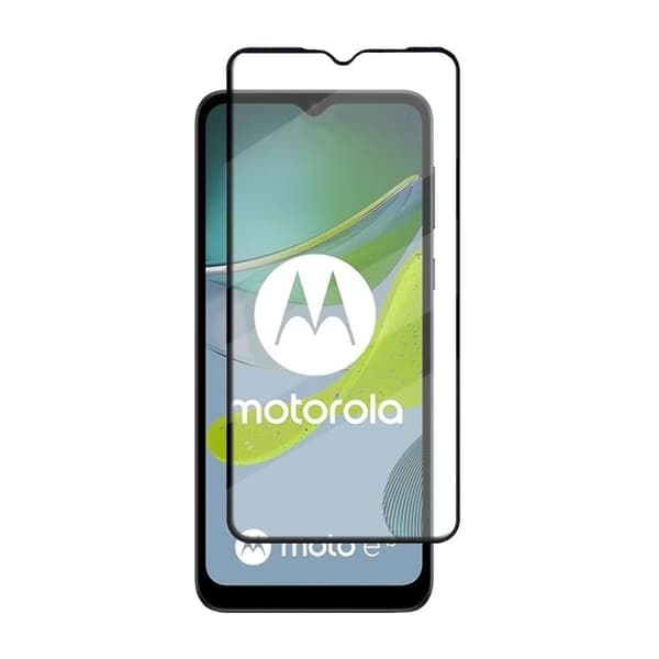 Motorola Moto E13 Skärmskydd Heltäckande - Svart