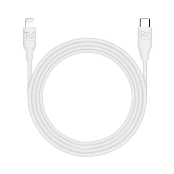 USB C till Lighnting MFi Kabel Rvelon - 1 Meter Vit