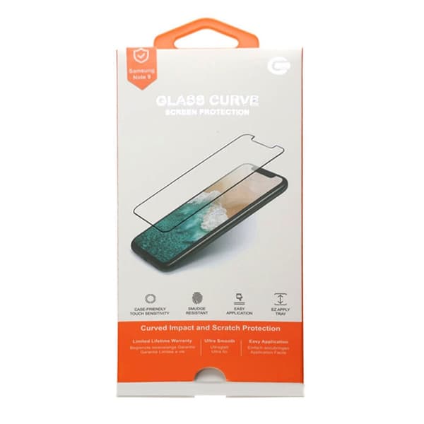 Skärmskydd Samsung Note 9 - 3D Härdat Glas Bulk