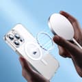 Miniatyrbillede 4 af 6: Magnetisk cover til iPhone 14 Plus, kompatibel med MagSafe, gennemsigtig 14D