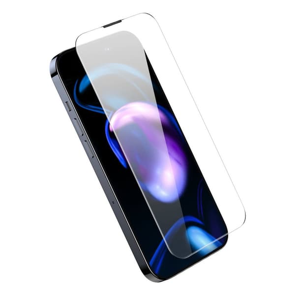 2x fuldskærms hærdet glas til iPhone 14 Pro med 0,3 mm højttalercover