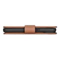 Miniatyrbillede 4 af 6: 2-i-1 læder Flip Cover iPhone 14 Pro Anti-RFID pung etui Brun