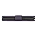 Miniatyrbillede 4 af 6: 2-i-1 læder Flip Cover iPhone 14 Pro Anti-RFID pung etui Mørk lilla