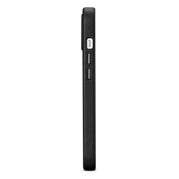 Naturligt læder cover til iPhone 14 Plus MagSafe Cover Læder, sort