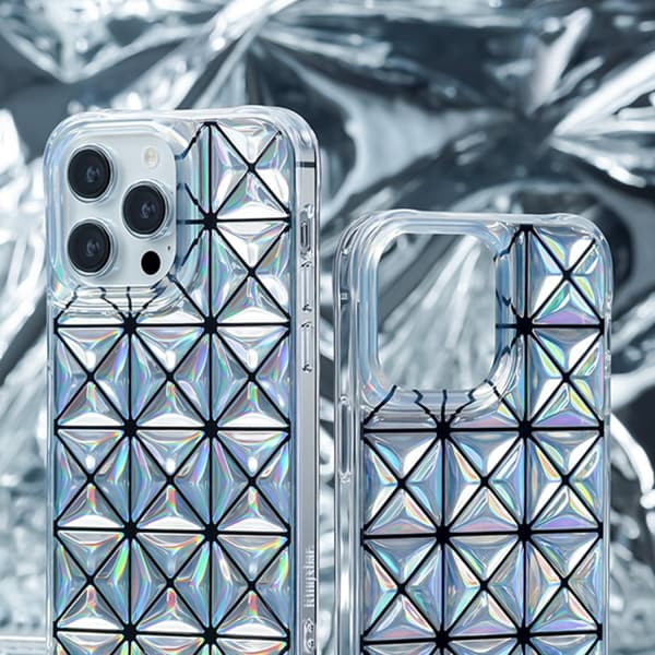 Etui, cover til iPhone 14 Plus, bagcover, Miya-serien, regnbue