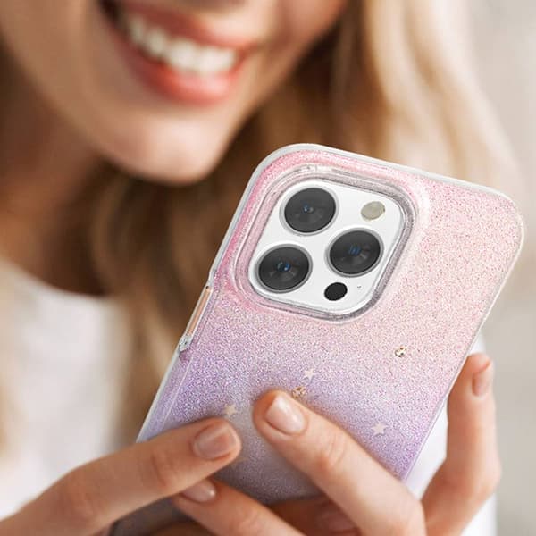 iPhone 14 Plus Heart Star Series ZODIAC etui med stjerner