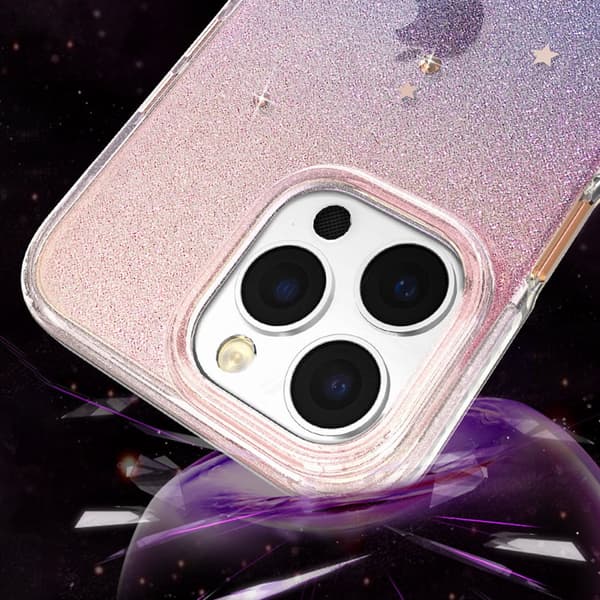 iPhone 14 Plus Heart Star Series ZODIAC etui med stjerner