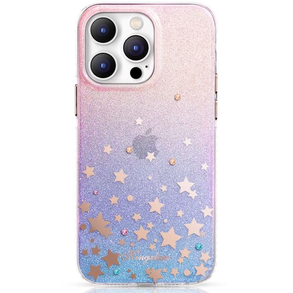 iPhone 14 Plus Heart Star Series ZODIAC etui med stjerner